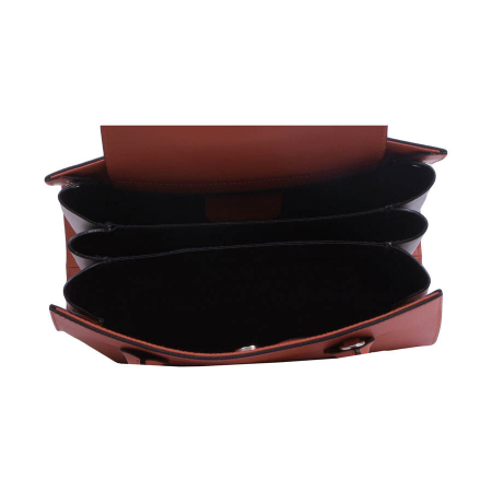 Geantă Aimee, din piele naturală maro, 8085 [3]