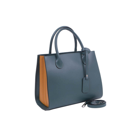 Genți Mici - Geantă Aimee, din piele naturală verde, 8085