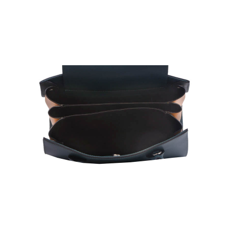 Geantă Aimee, din piele naturală verde, 8085 [3]