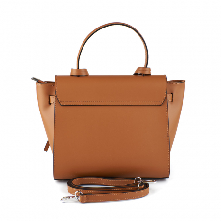 Geantă maro din piele naturală 8023 [2]