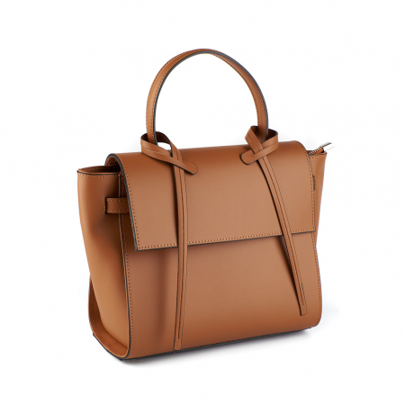 Genți Piele Autentică - Geantă maro din piele naturală 8023