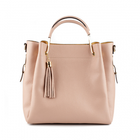 Geantă Alice, piele naturala, roz antic, 8055 [1]