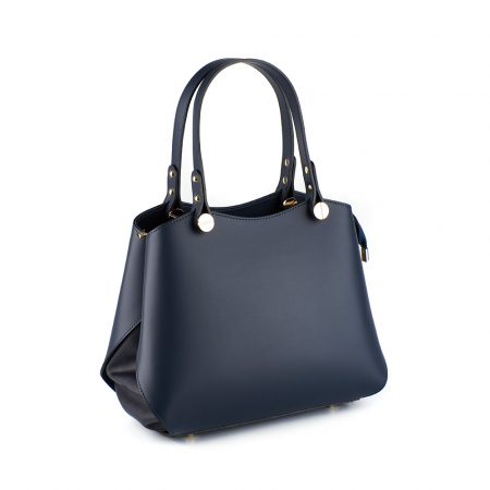 Genți Mici - Geantă Ariana, bleumarin din piele naturală 8099
