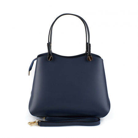 Geantă Ariana, bleumarin din piele naturală 8099 [3]