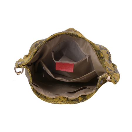 Geantă Elaine, din piele naturală galbena 8070 [2]