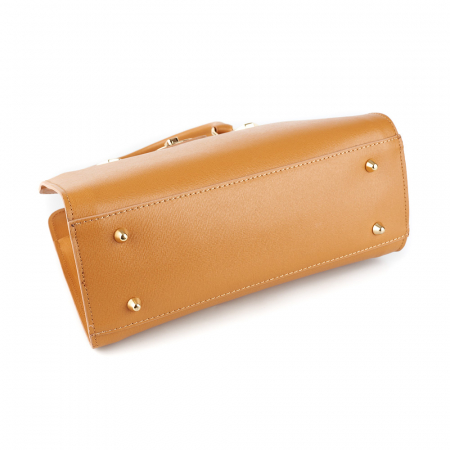 Geantă Analisa, coniac din piele naturală 8117 [3]