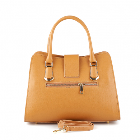 Geantă Analisa, coniac din piele naturală 8117 [2]