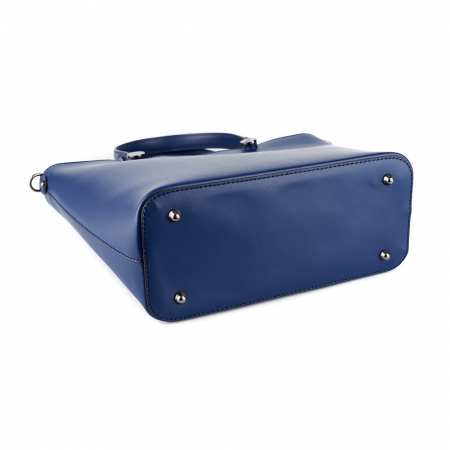 Geantă Azaleea, din piele naturală albastra 8115 [2]