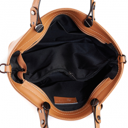 Geantă Azaleea, din piele naturală coniac  8115 [4]