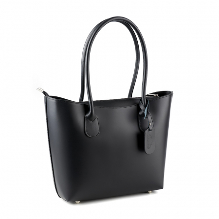 Geantă Beverly, din piele naturală neagra 8090 [0]