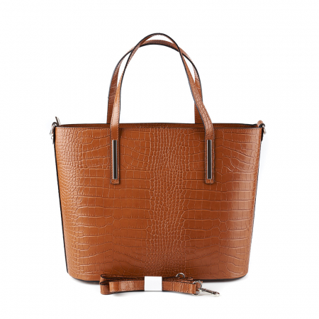 Geantă Brook, din piele naturală coniac 8088 [3]