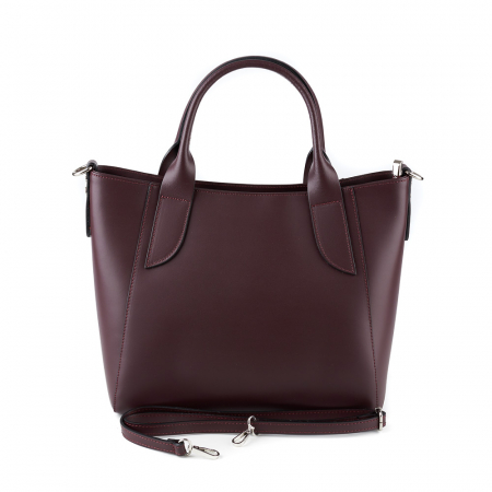 Geantă Carolyn, din piele naturală maro, 8091 [2]