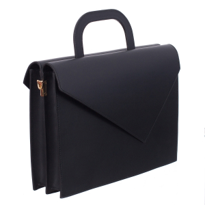 Genți Moderne - Geantă business bi compartimentată din piele naturală 8016