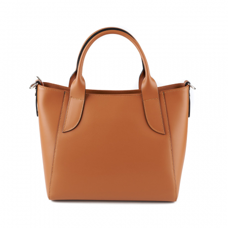 Geantă Carolyn, din piele naturală bej, 8091 [1]