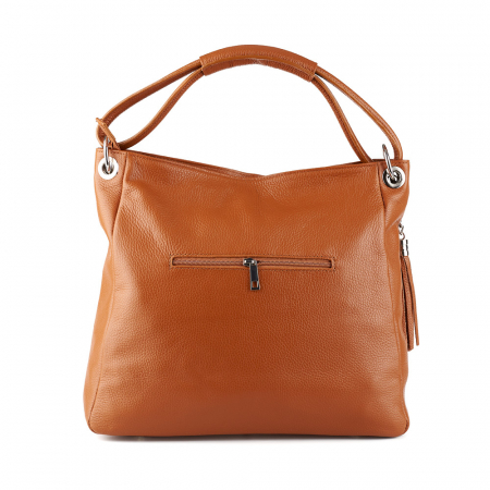 Geantă Kylie, din piele naturală maro 8120 [3]