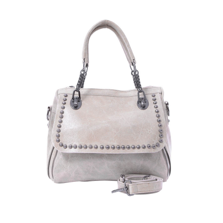 Geantă Celia, din piele naturală bej 8061 [2]