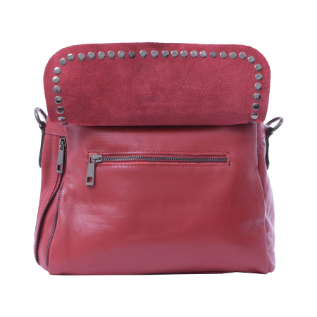 Geantă Celia, din piele naturală rosu 8061 [1]