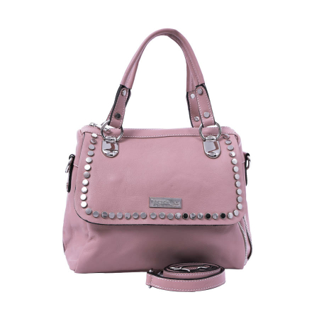 Geantă Celia, din piele naturală roz 8061 [1]