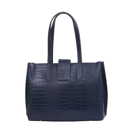 Geantă Cindy, din piele naturală bleumarin, 8071 [4]