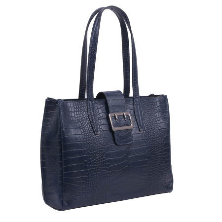 Genți Mici - Geantă Cindy, din piele naturală bleumarin, 8071