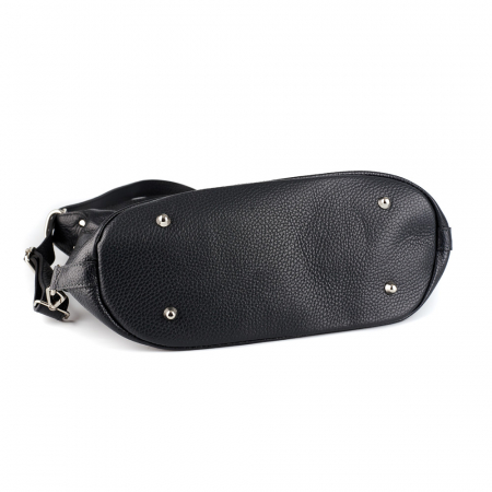 Geantă Claire, tip rucsac neagra din piele naturală moale 8118 [4]