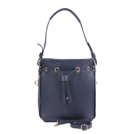 Geantă Daria, din piele naturală albastra 8063 [1]