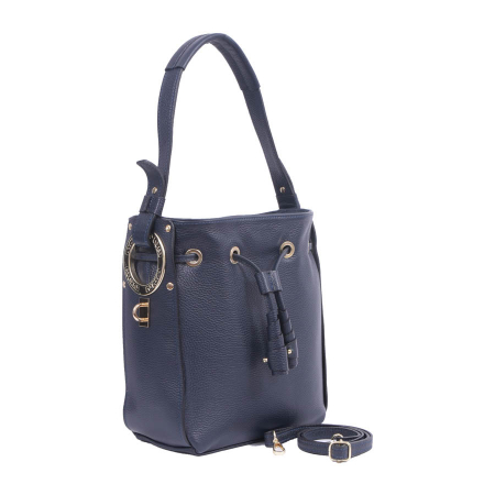 Geantă Daria, din piele naturală albastra 8063 [0]