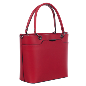 Genți Casual - Geantă din piele roșie 8034