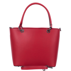 Geantă din piele roșie 8034 [2]