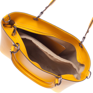 Geantă din piele galbena 8034 [3]