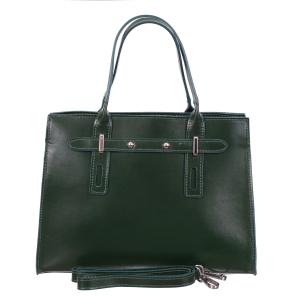 Geantă din piele naturală verde 8030 [2]