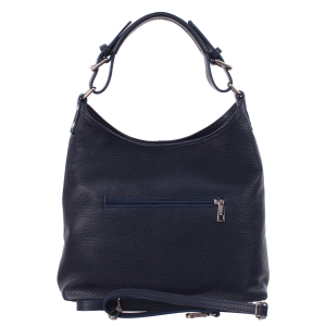 Geantă din piele naturală bleumarin 8022 [2]