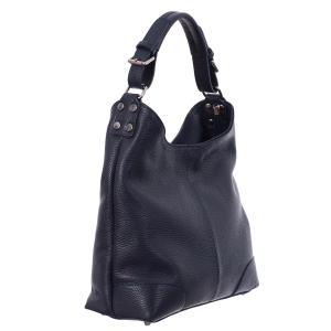 Geantă din piele naturală bleumarin 8022 [0]