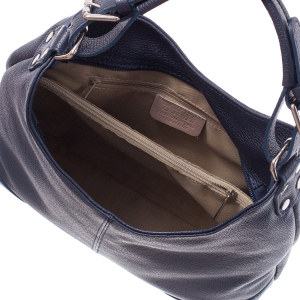 Geantă din piele naturală bleumarin 8022 [3]