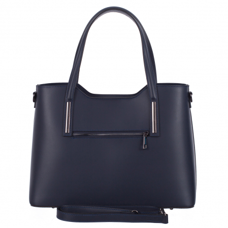 Geantă Model Mare Emma, bleumarin din piele naturală 8008 [2]