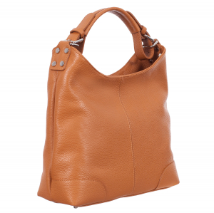 Genți Moderne - Geantă din piele naturală oranj 8022
