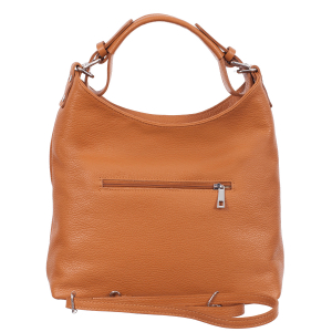 Geantă din piele naturală oranj 8022 [2]