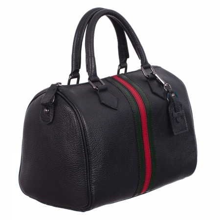 Genți Moderne - Geantă din piele naturală neagră 8029