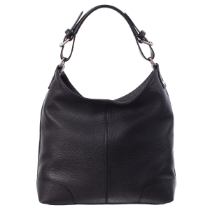 Geantă din piele naturală neagră 8022 [1]