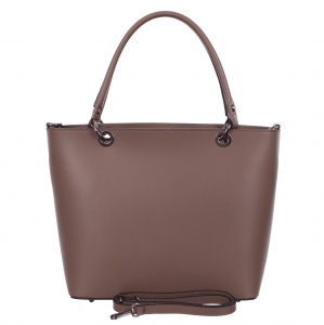 Geantă din piele cafenie 8034 [2]