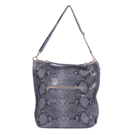 Geantă Elaine, din piele naturală gri antracit 8070 [3]