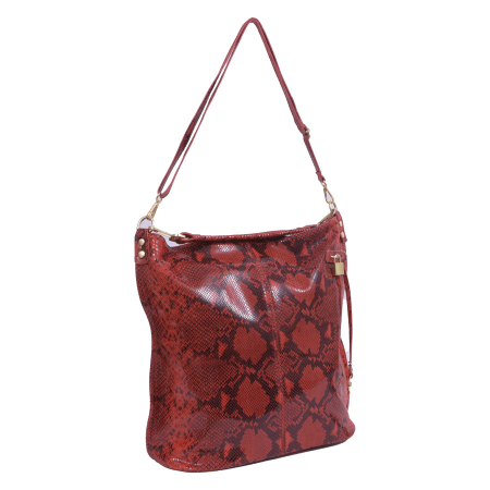 Genți Casual - Geantă Elaine, din piele naturală rosie 8070