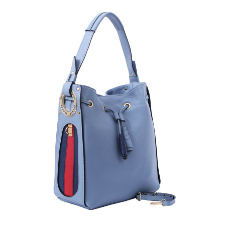 Geantă Eliana, din piele naturală albastra 8062 [0]