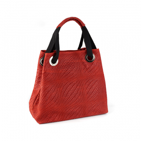 Geantă Estella, din piele naturală rosie 8078 [0]