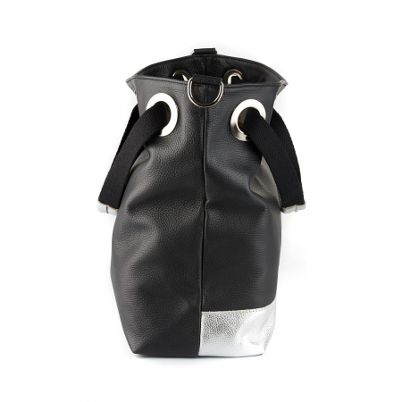 Geantă Esther, piele naturala, negru, 8076 [4]