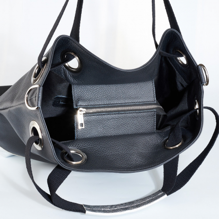 Geantă Esther, piele naturala, negru, 8076 [6]