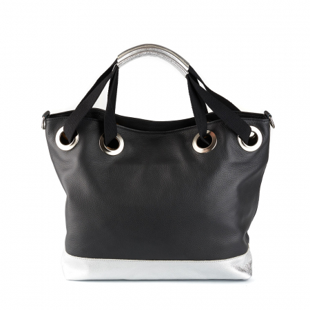 Geantă Esther, piele naturala, negru, 8076 [3]