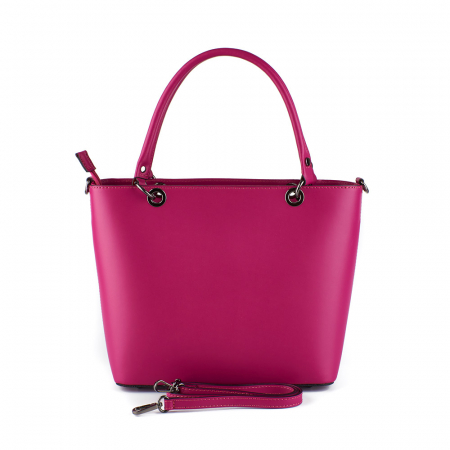 Geantă Federica, din piele roz aprins 8034 [2]