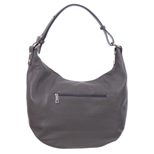 Geantă gri din piele naturală fină 8010 [2]