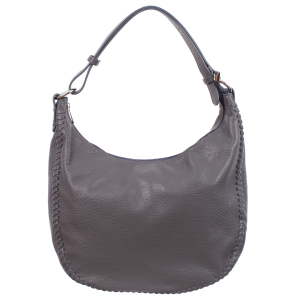 Geantă gri din piele naturală fină 8010 [1]